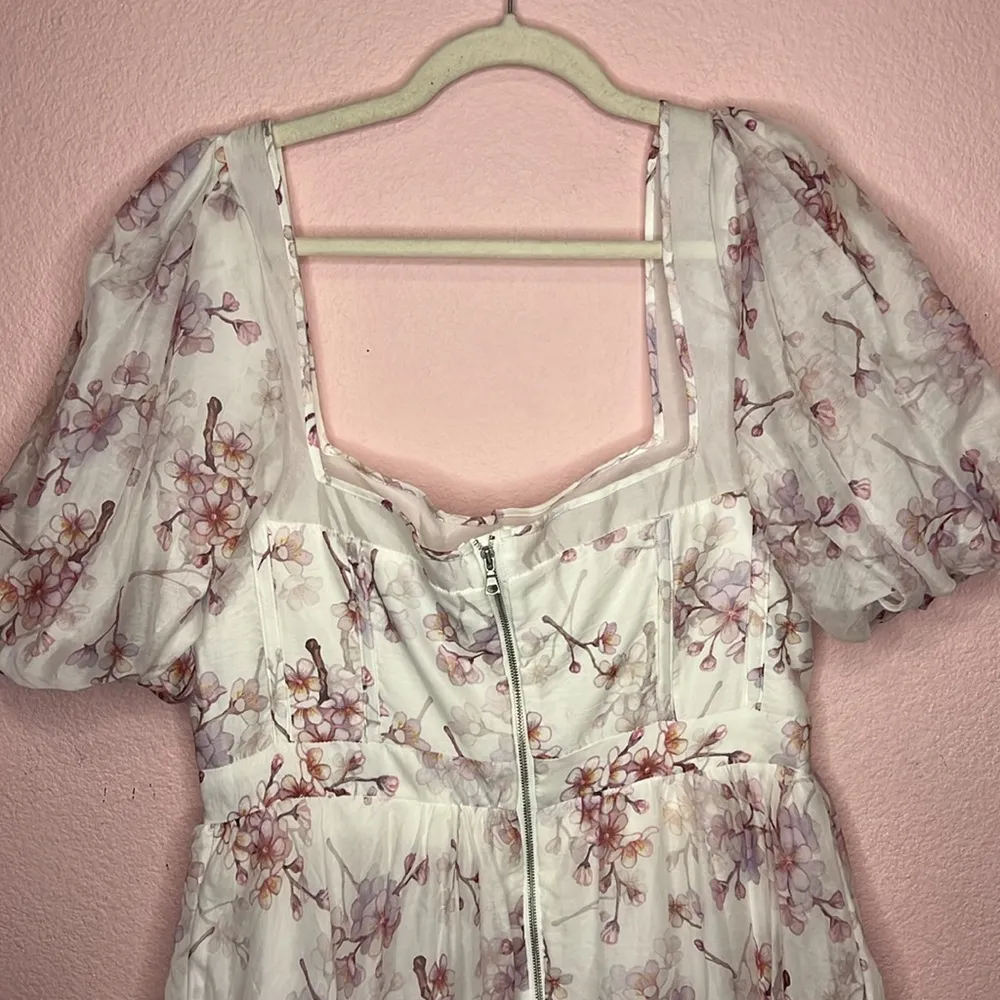 Bardot Gracious Floral Bustier Minidress. Size 10 - Image 8