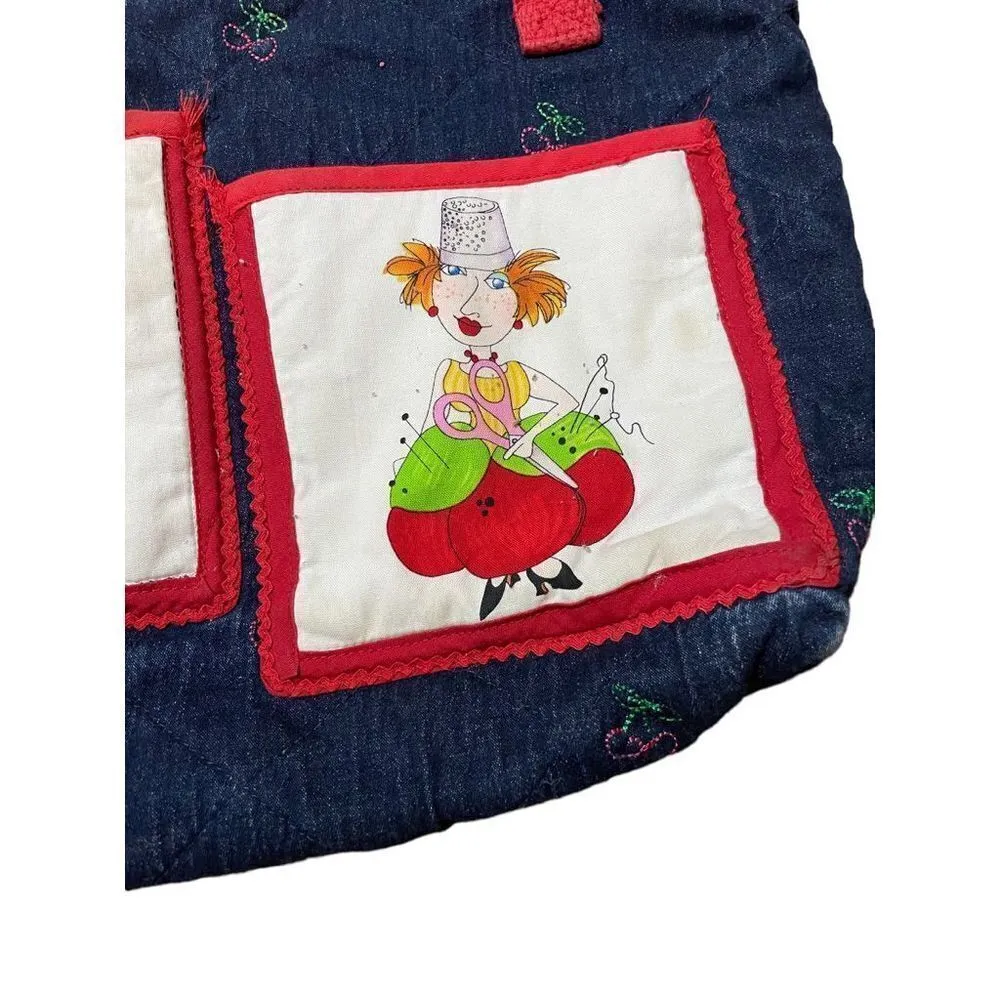 Handmade homemade sewing bag / purse - Image 9