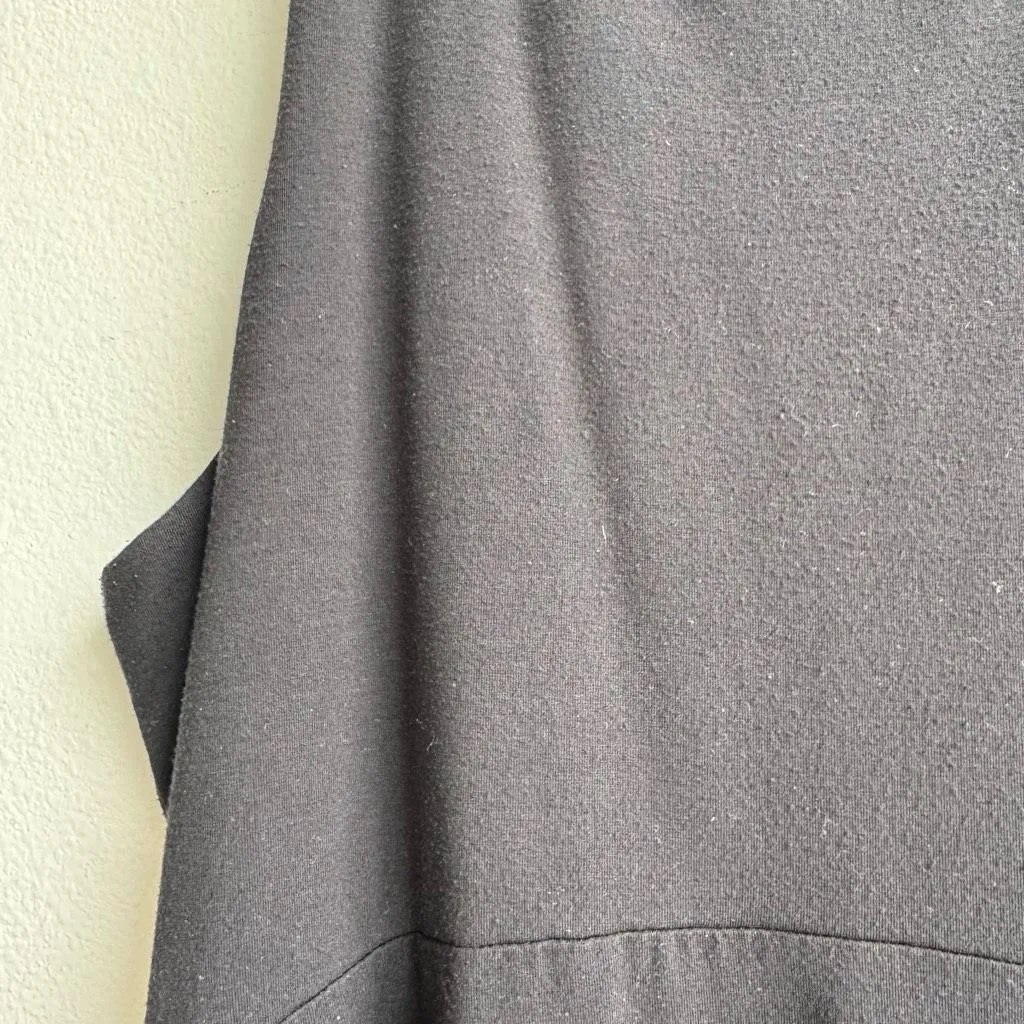 Athleta SANTORINI THERA DRESS TENCEL Modal coastal Travel Black Size Large - Image 4