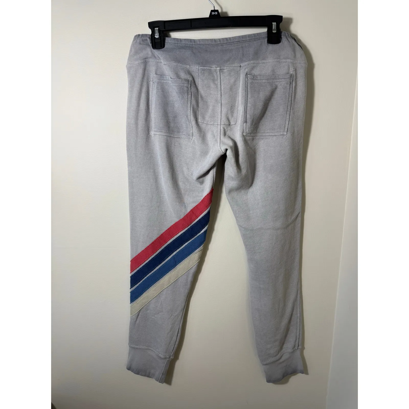 Aviator Nation Grey Jogger Sweatpants Size Medium - Image 4