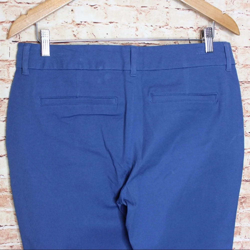simply styled  | Blue Stretch Pixie Crop Pant - Image 9