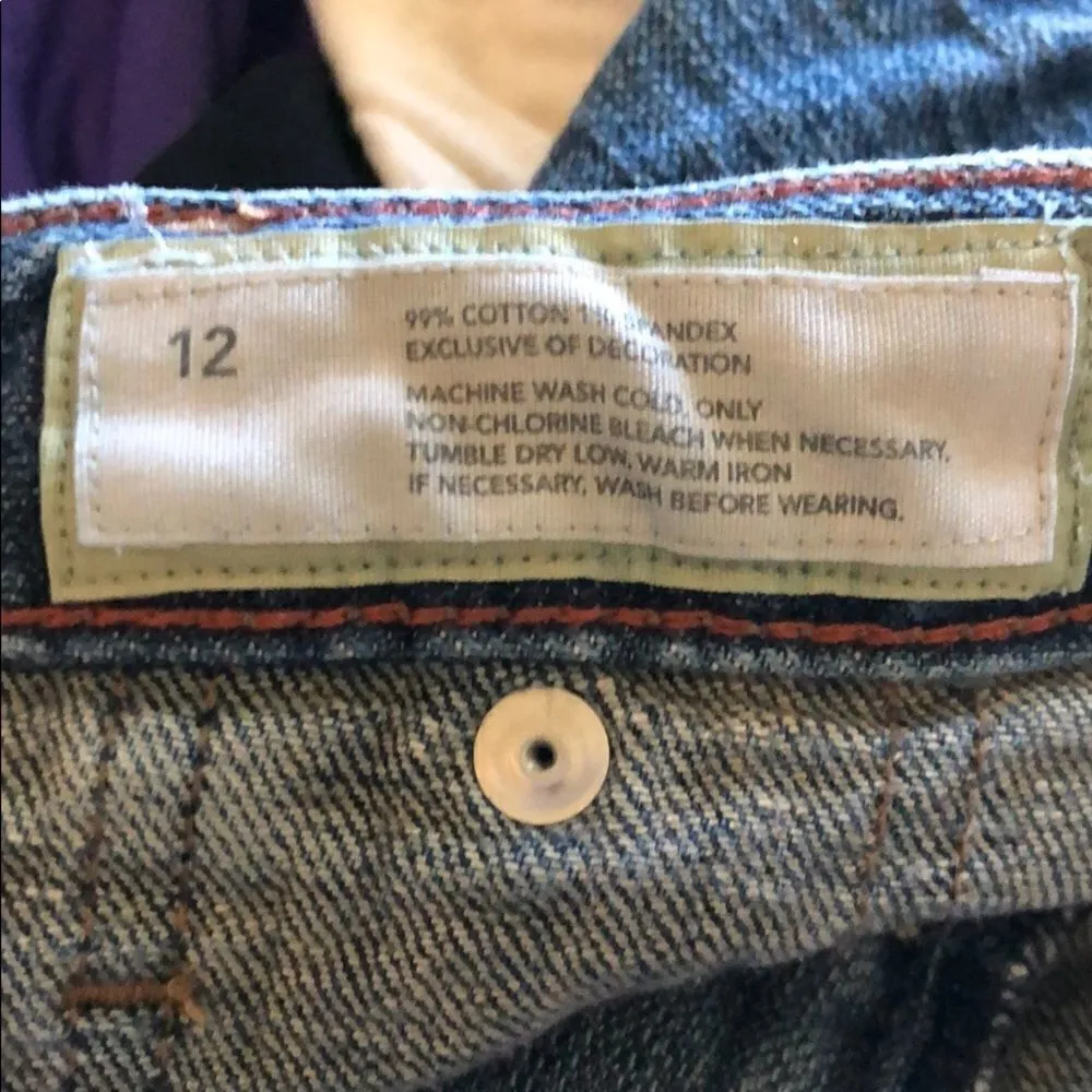 Ann Taylor Loft slim bootcut denim sz 12 - Image 5