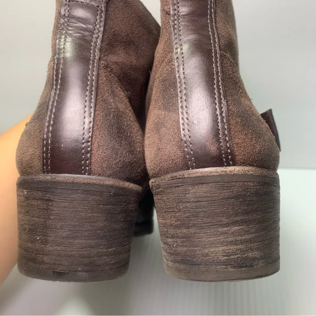 UGG W Wright Belted 1014184 Brown Suede Women's Size US‎ 8 - Image 5