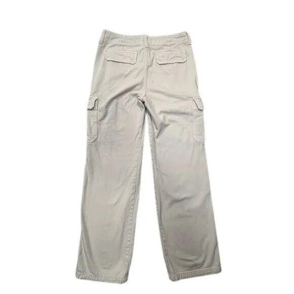 Altar'd State Gina Size 28 Tan Beige Cargo Utility Baggy Relaxed‎ Pants - Image 7