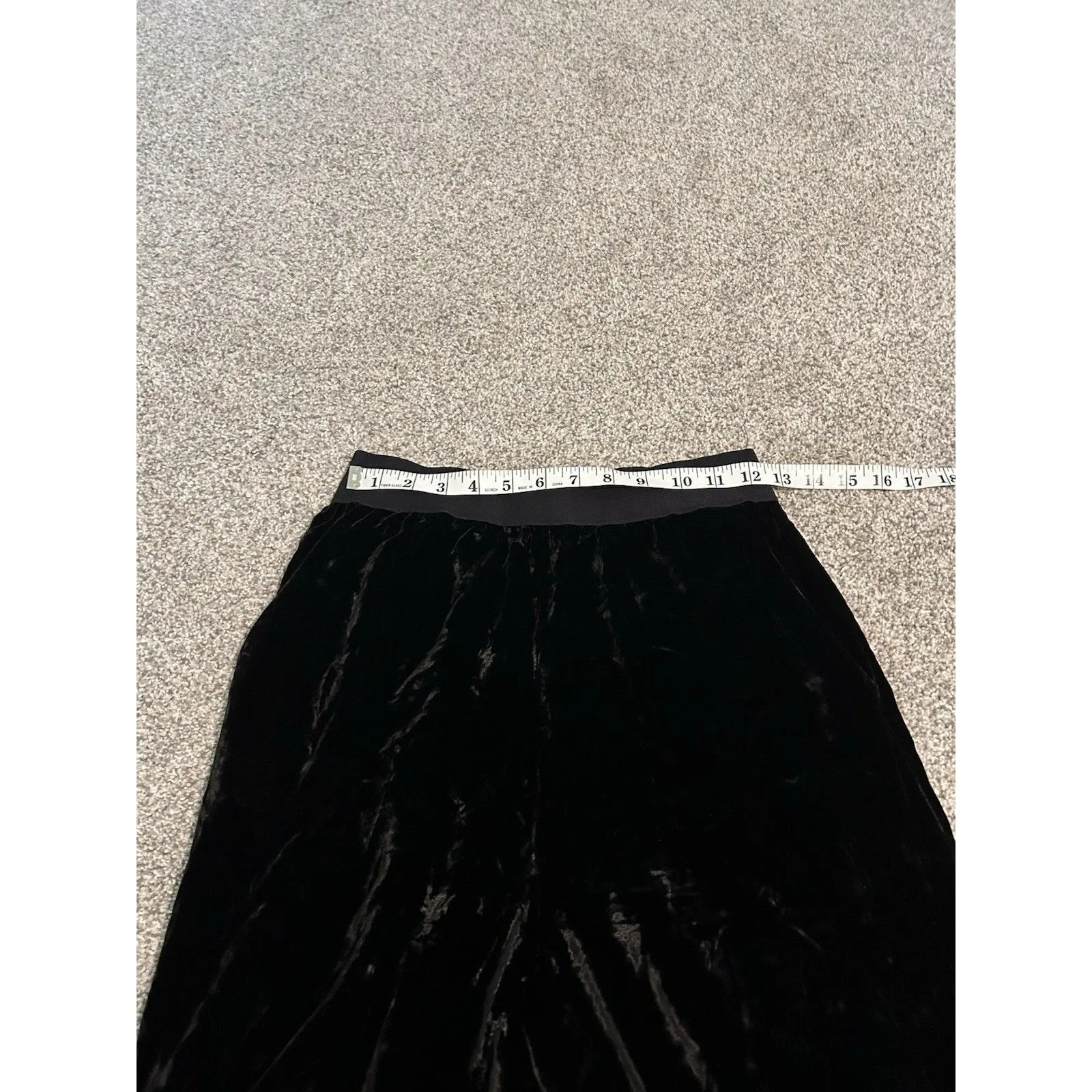 Cinq A‎ Sept Womens Velvet Black Pants Sz Small Joggers Trousers Rayon Silk - Image 6