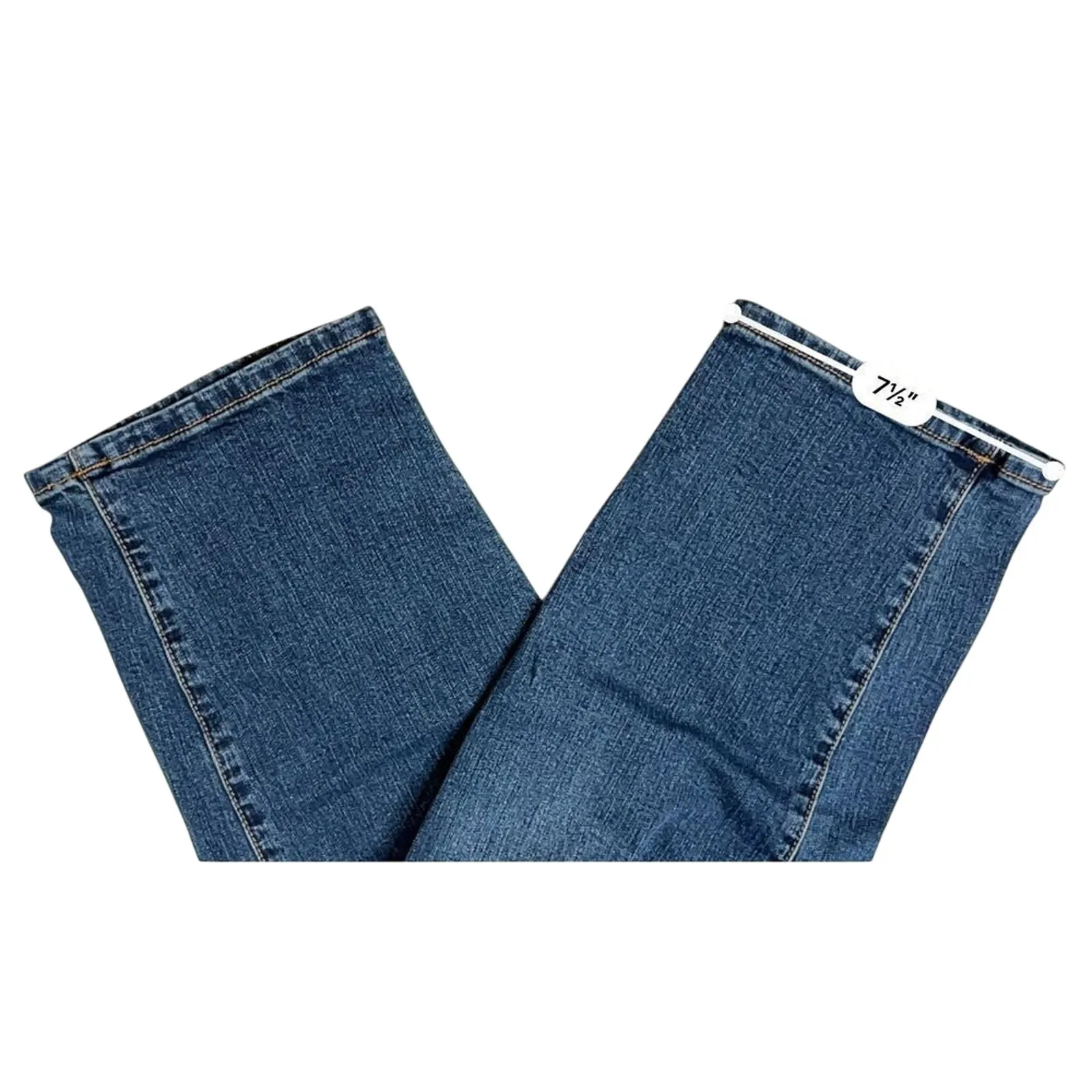 Torrid Boyfriend Straight Leg Vintage Stretch‎ Mid-Rise Blue Jeans 22R Plus Size - Image 7