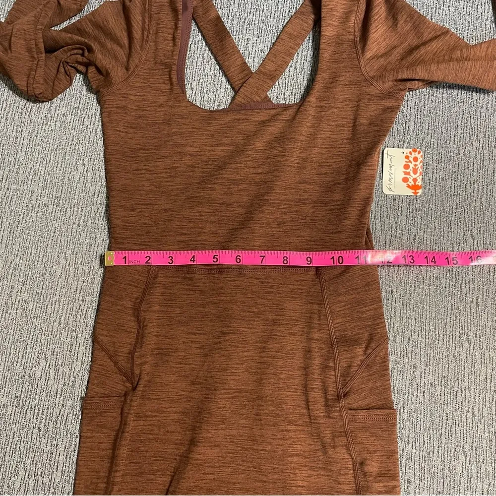 Free People Movement Relieve Crossback Jumpsuit Brown Size XS - Image 14