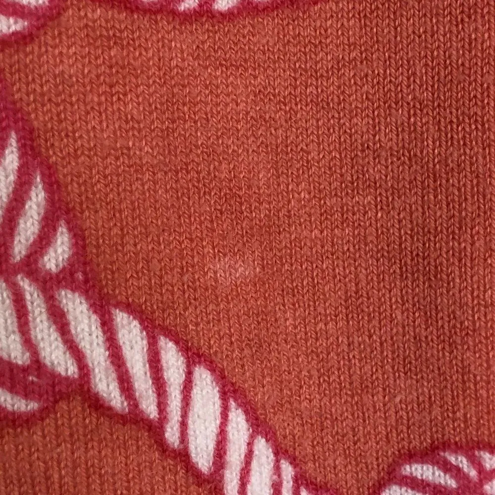 J.McLaughlin Lightweight Pullover Sweater Size M Melanie Pink Orange Coral - Image 3