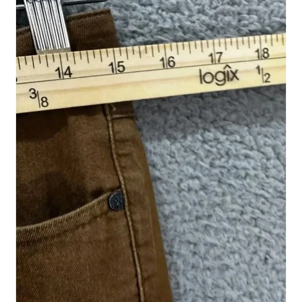 prAna Skinny Pants Vintage Y2K Brown 2/26 Low‎ Rise Indie Sleaze Streetwear - Image 4