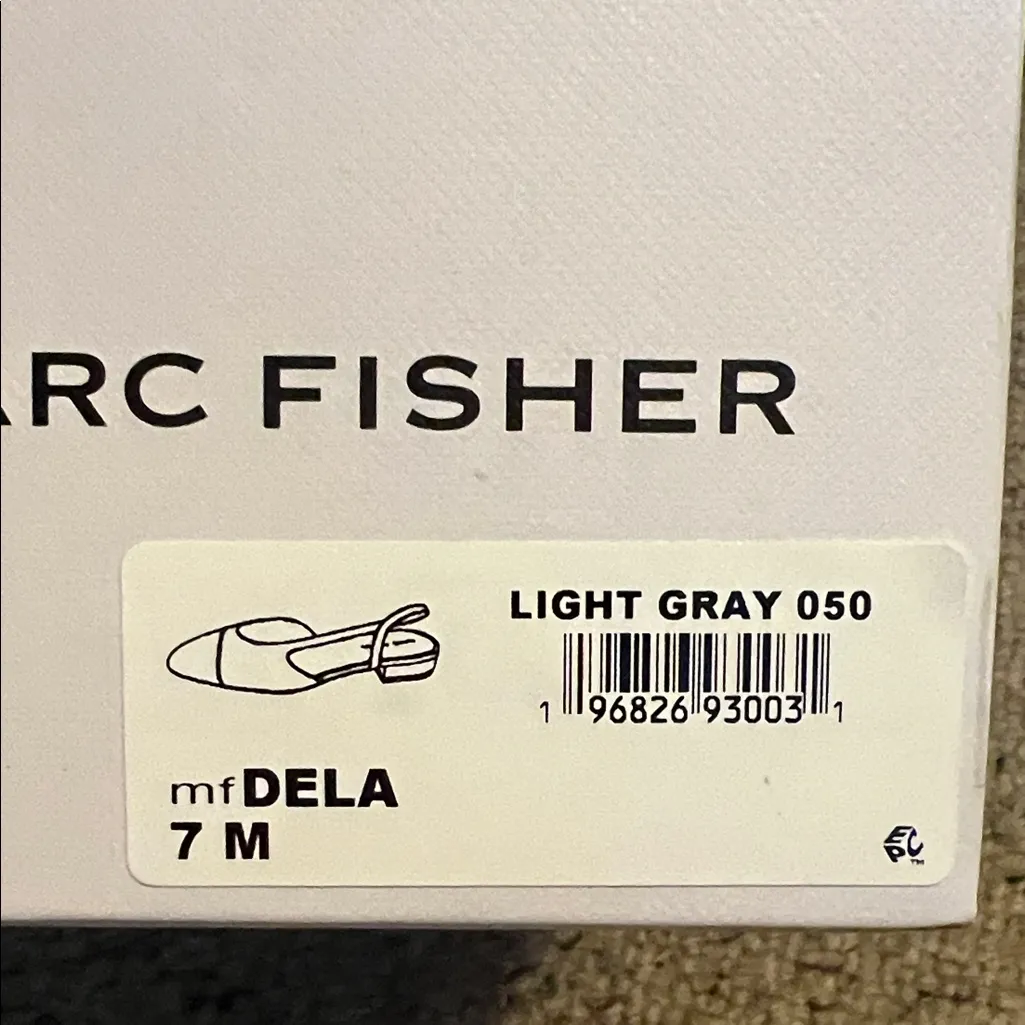 Marc Fisher Women's Gray Patent Slingback Flats - Image 7