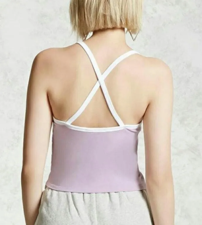 NWT Cropped Contrast Trim Cami - Image 3