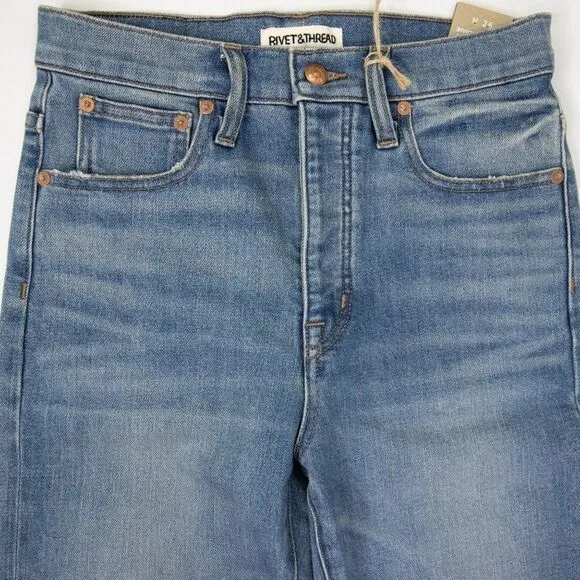 Madewell made in USA Rivet‎ & Thread Cali Demi-Boot Jeans in Shetland Wash - Image 5
