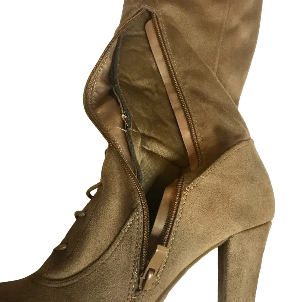 Dasia14 Taupe Women's Boot - Image 7