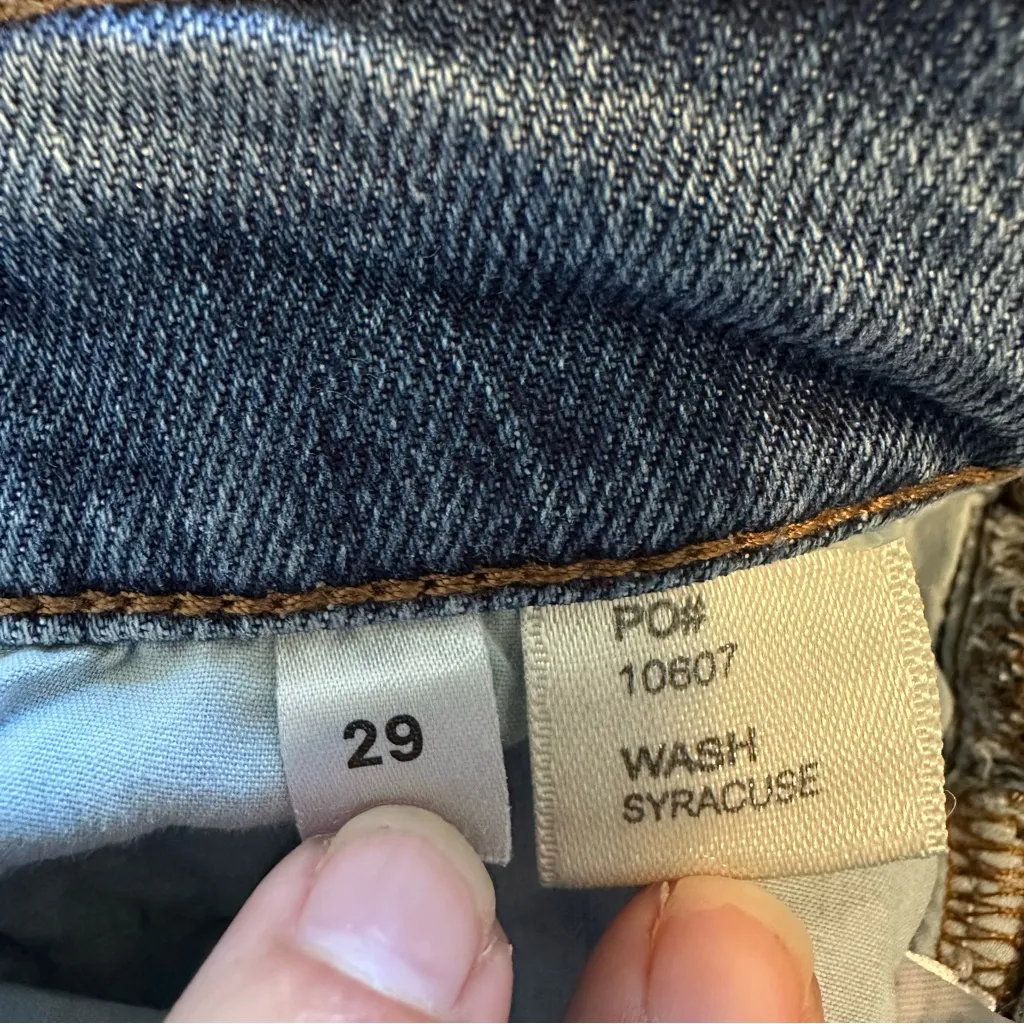 Reformation High Rise Skinny Jeans Syracuse Wash Womens 29 Blue - Image 7