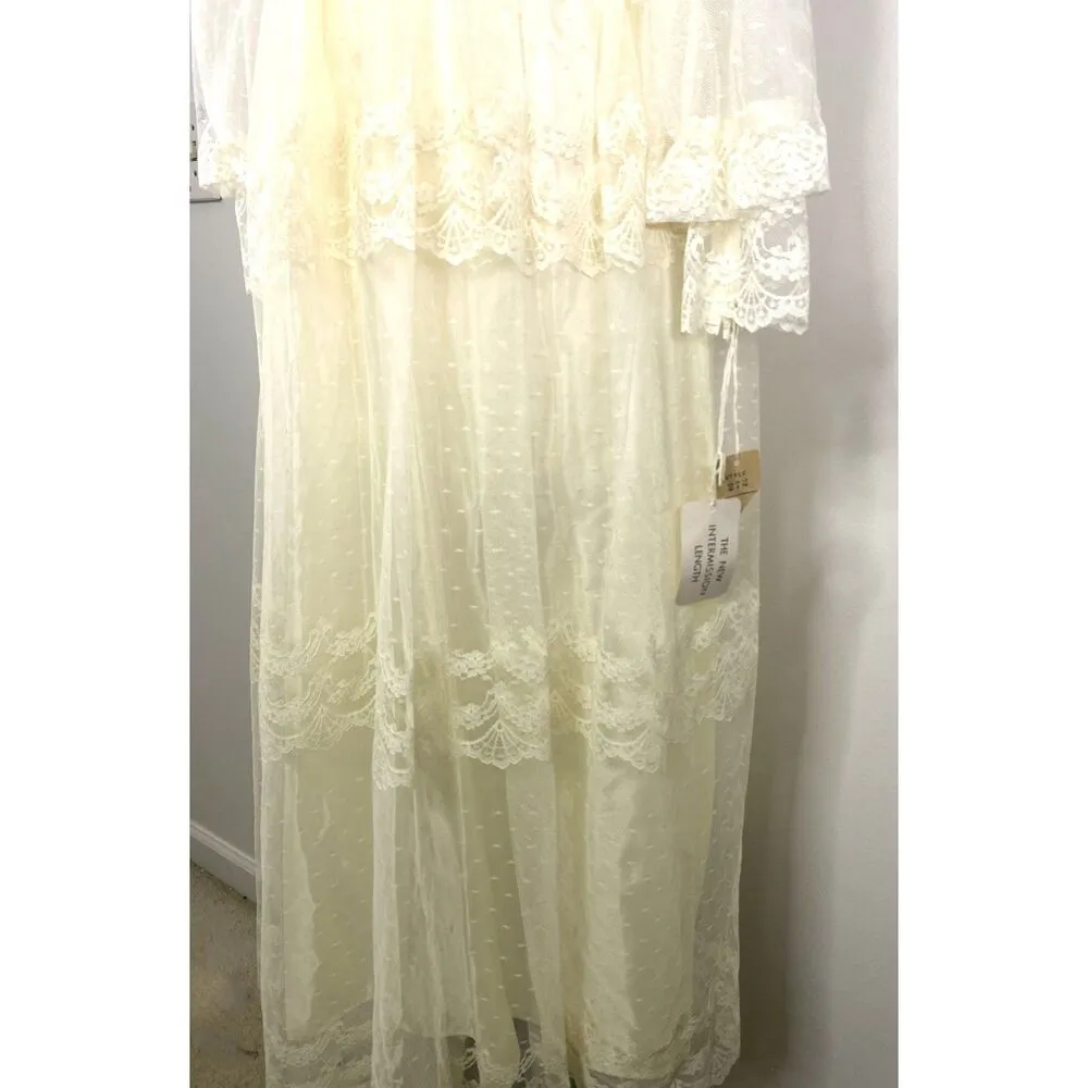 NWT VTG Cummings Victorian Lace Wedding Dress Romantic Intermission Length - Image 12