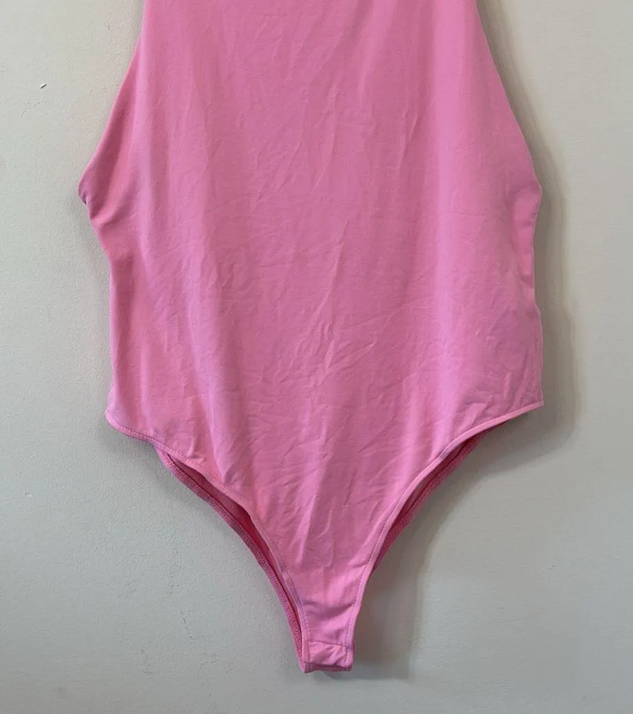 ZARA Halterneck Double Lined Bodysuit Size Large - Image 4