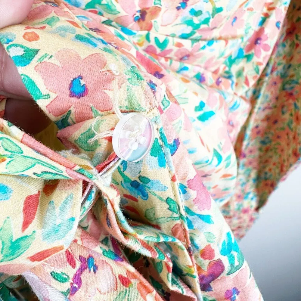 NEW Lovers + Friends Revolve Aja Mini Dress in Summer Field Floral Size Small - Image 11