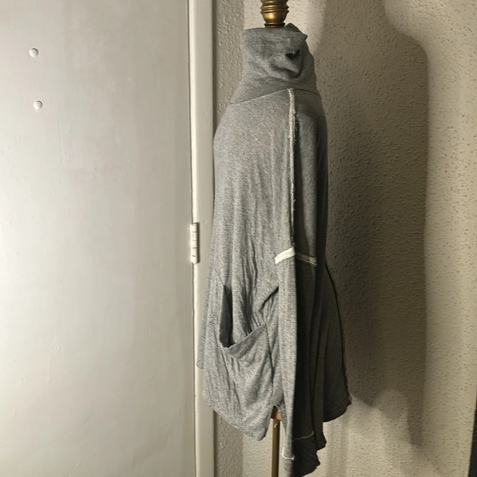 Free People We The Free Long Flight Slouchy Gray Sweater.S Oversize Comfy Cozy - Image 4