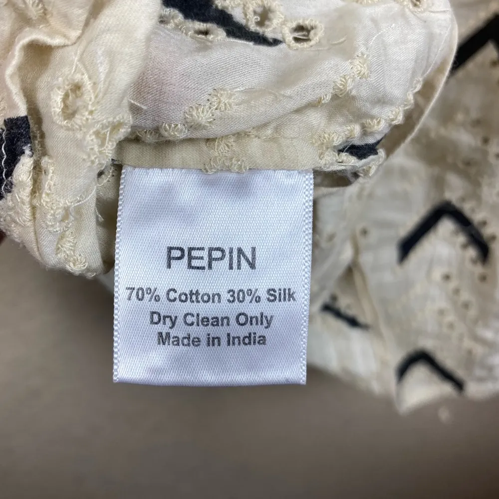 Anthropologie Eyelet Chevron Blouse - Image 3