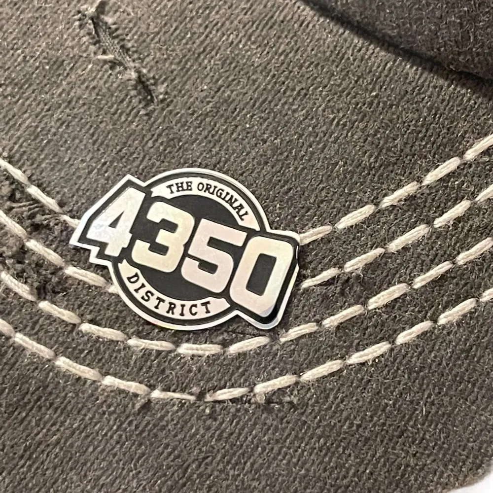 NEW 4350 District Paris distressed baseball hat - Image 5