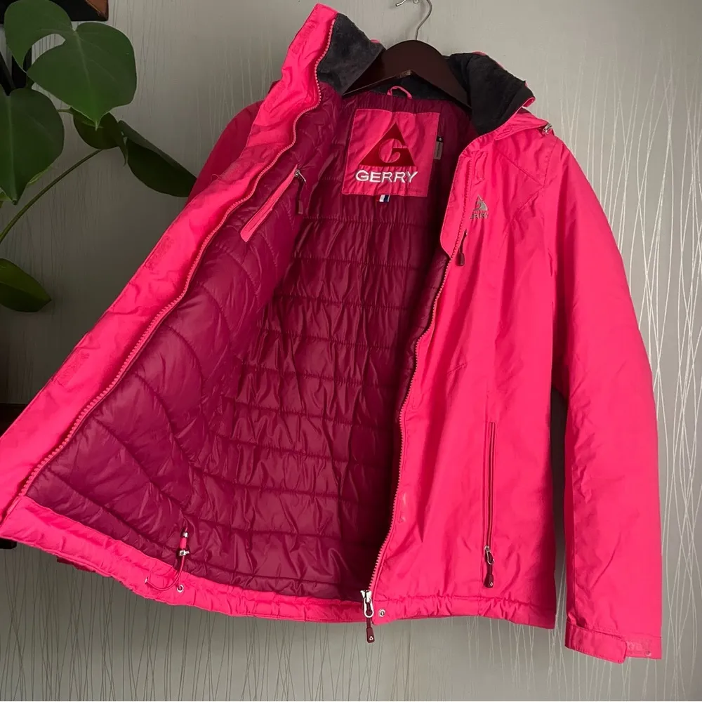 GERRY Winter Coat Jacket Water Resistant Cerise Hot Pink Size Small - Image 7