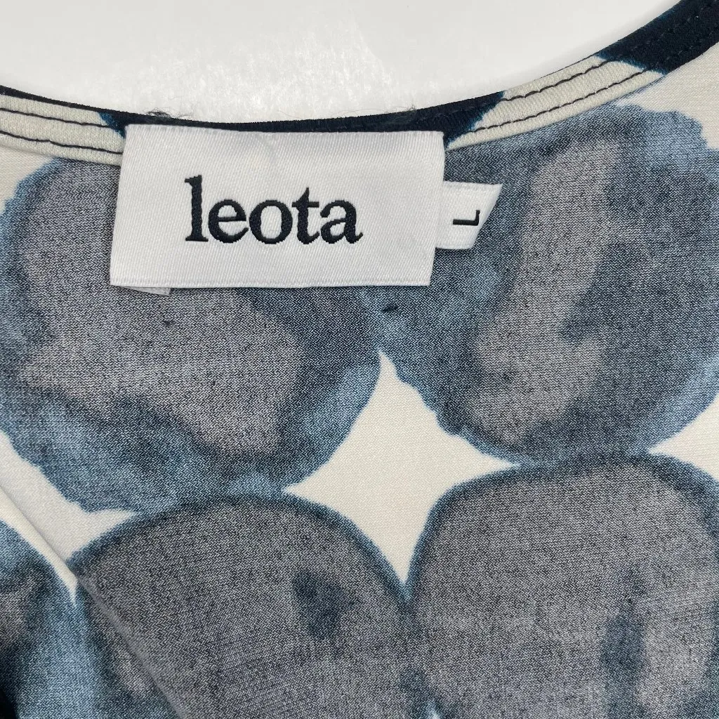 Women's Polka Dot Ruffled V-Neck Belted Sleeveless Midi Dress L Occasion - Image 9