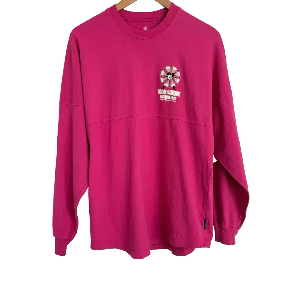 NWT 2020 Disney Food & Wine Festival Pink Spirit
Jersey Size XS Oversized - Image 4