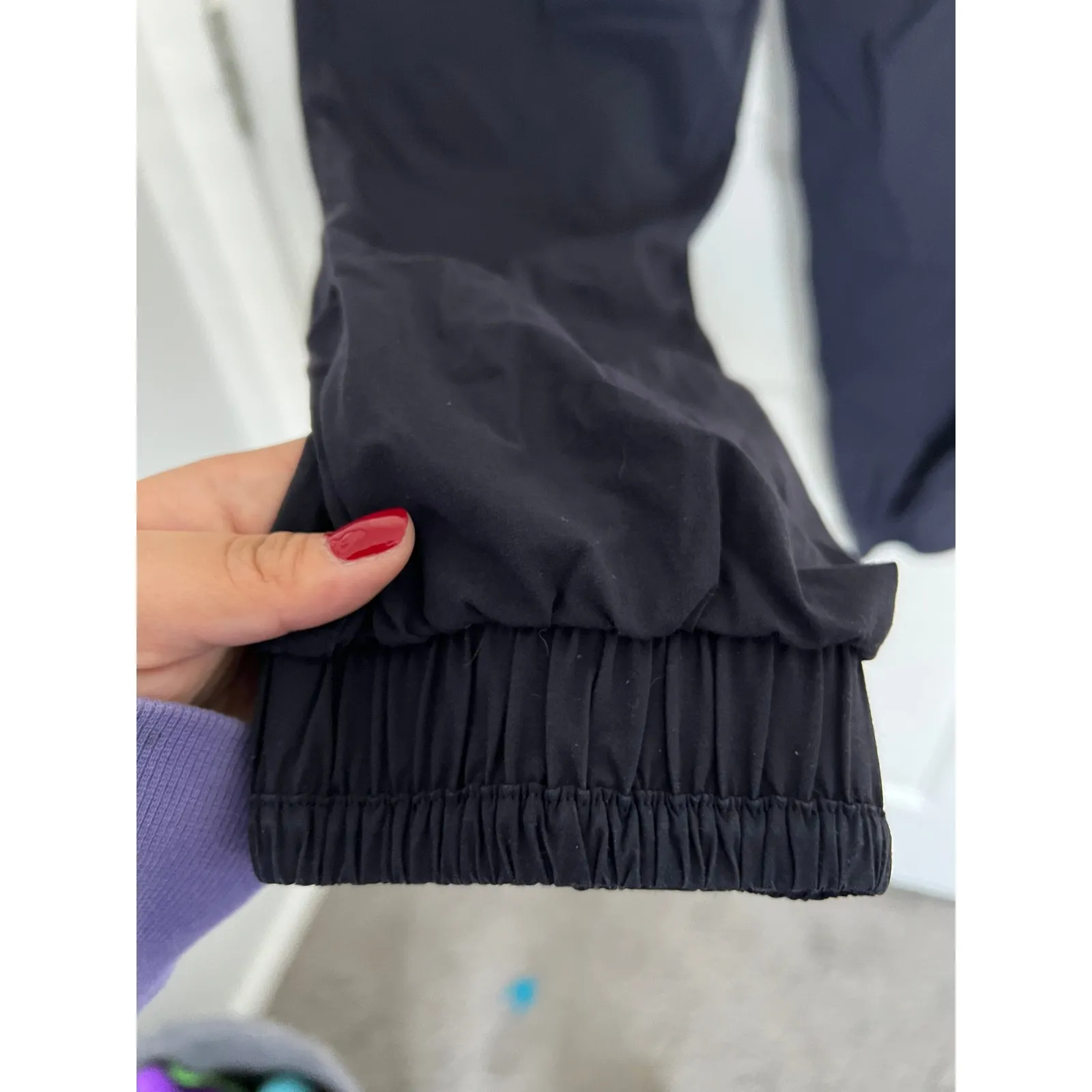 Lululemon Get There Pant (25") - Navy - Size 8 *Discoloration‎ - Image 6