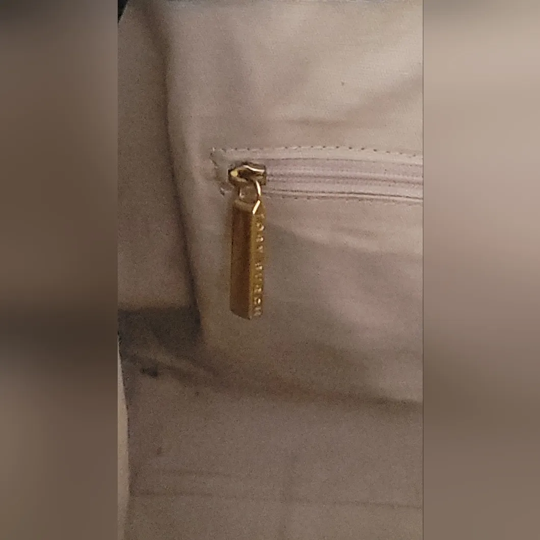 Tory Burch Black Nylon Tote Bag * Flawed* - Image 9