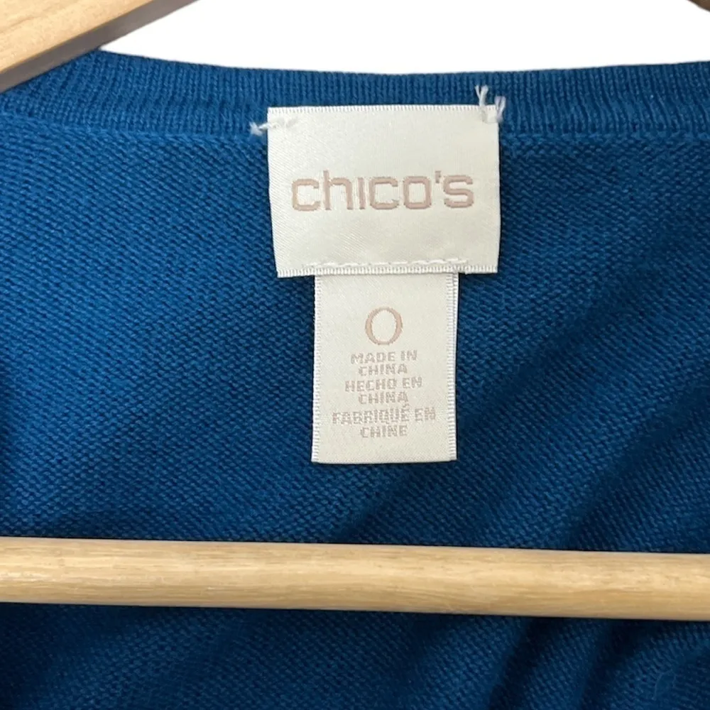 Chico’s Pleated Cardigan size 0 - Image 6