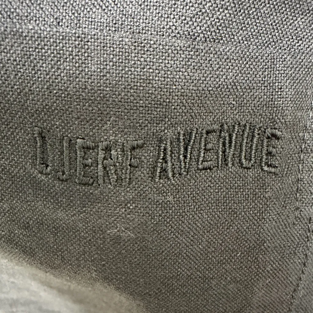 Djerf Avenue Breezy Shirt Organic Cotton Long Sleeve Button Down Black Size L - Image 6