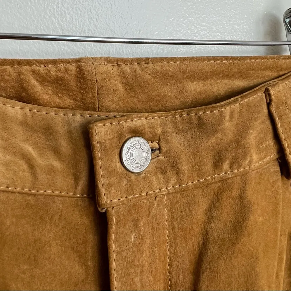 Vintage 90s Suede Leather Pants - Image 5