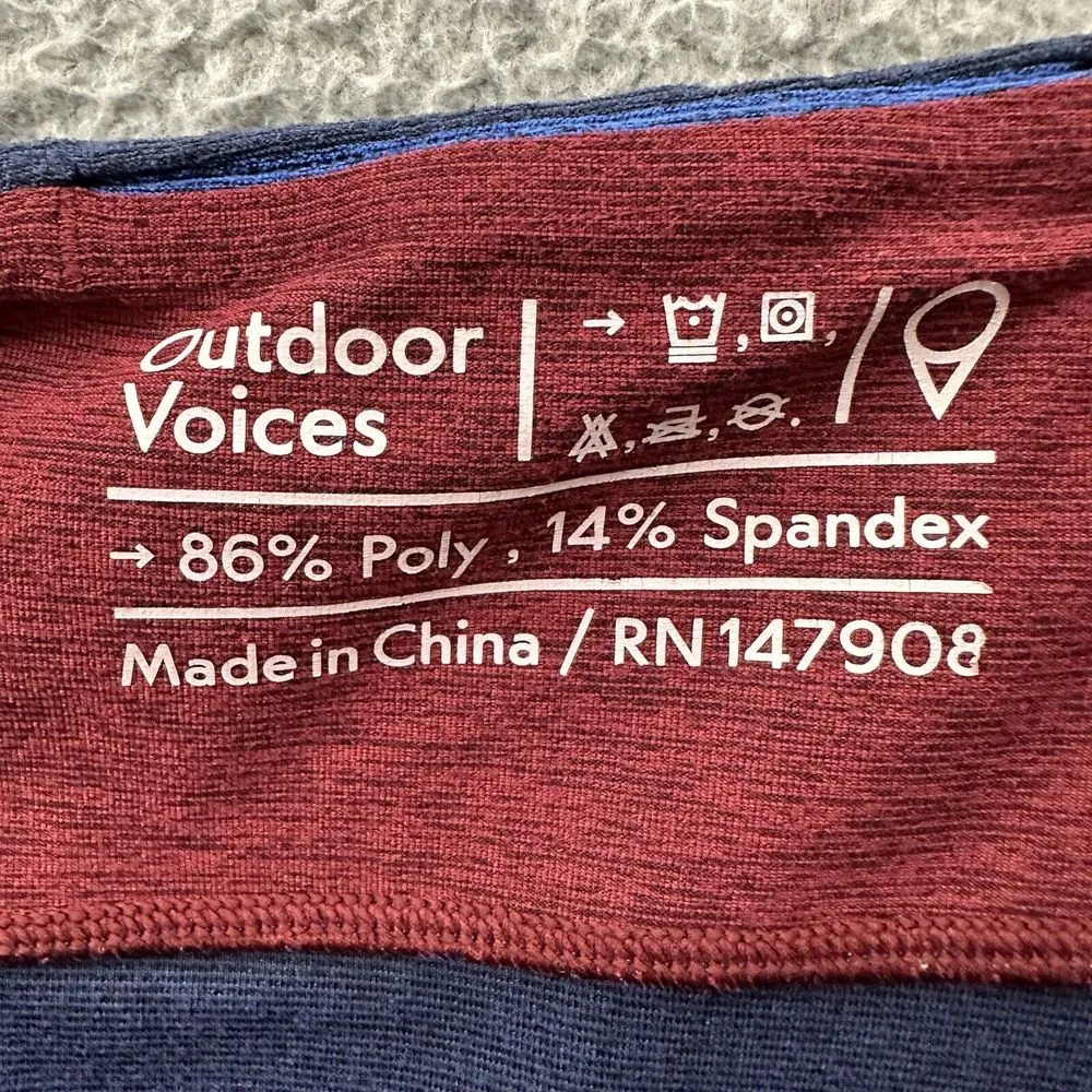 Outdoor Voices Mid Rise Color Block Leggings Athletic Athleisure Gym Women's M‎ - Image 5