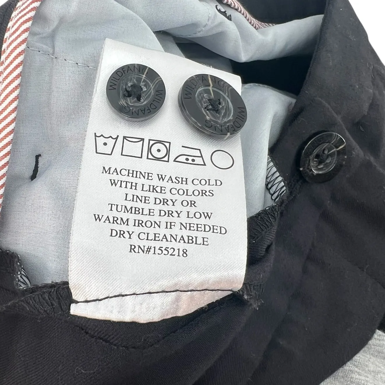 Wildfang Empower Trouser Pants Stretch Solid Black Plus Size 24W‎ - Image 13