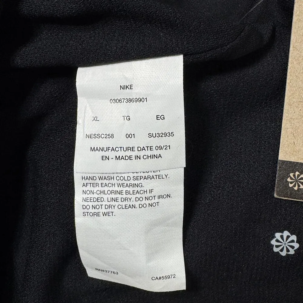 Nike X-Large Crossover 1-Piece Swimsuit Cheeky Hi-Cut Lined Colorblock V-Neck - Image 8