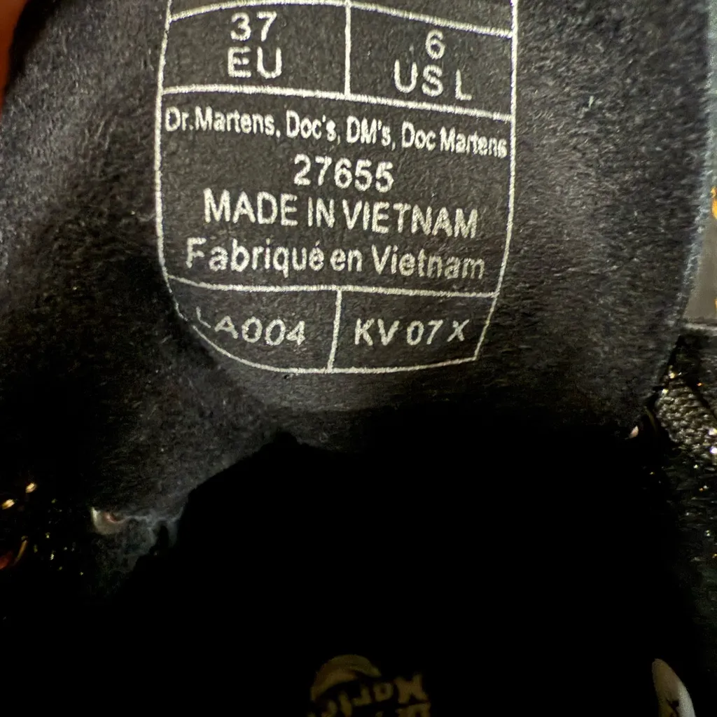 1460 WOMEN'S BEJEWELED LACE UP BOOTS - Image 5