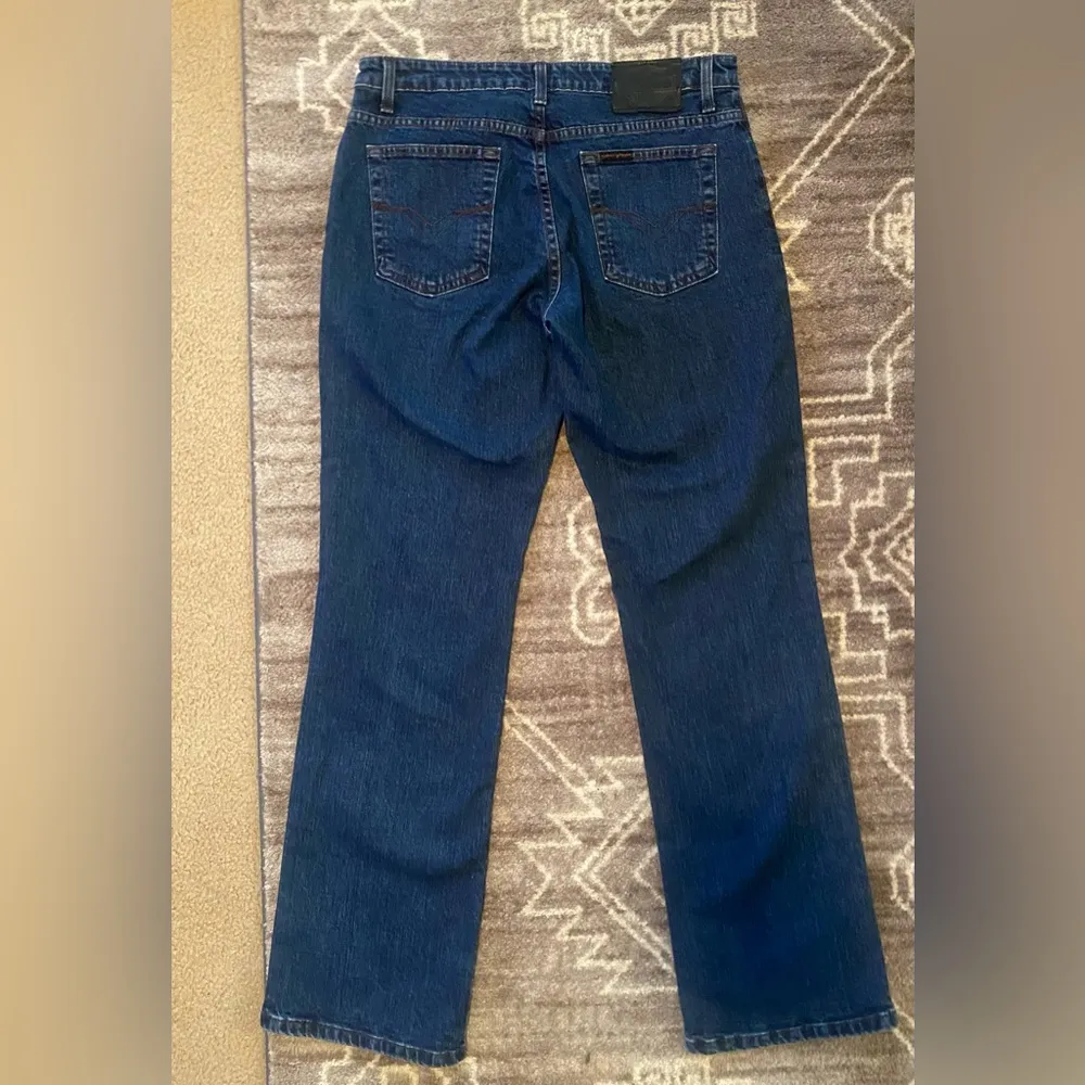 Vintage Women’s Harley Davidson Bootcut Jeans Blue Size 12 - Image 3