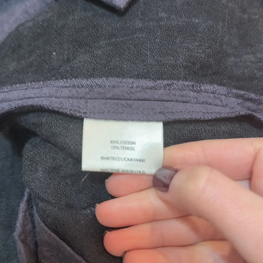 Eileen Fisher Tencel Blend Frog Closure Button Jacket - Image 10