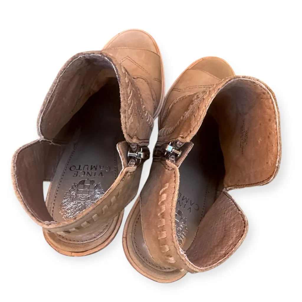 Vince Camuto Karinta Leather Heeled Booties - Image 6