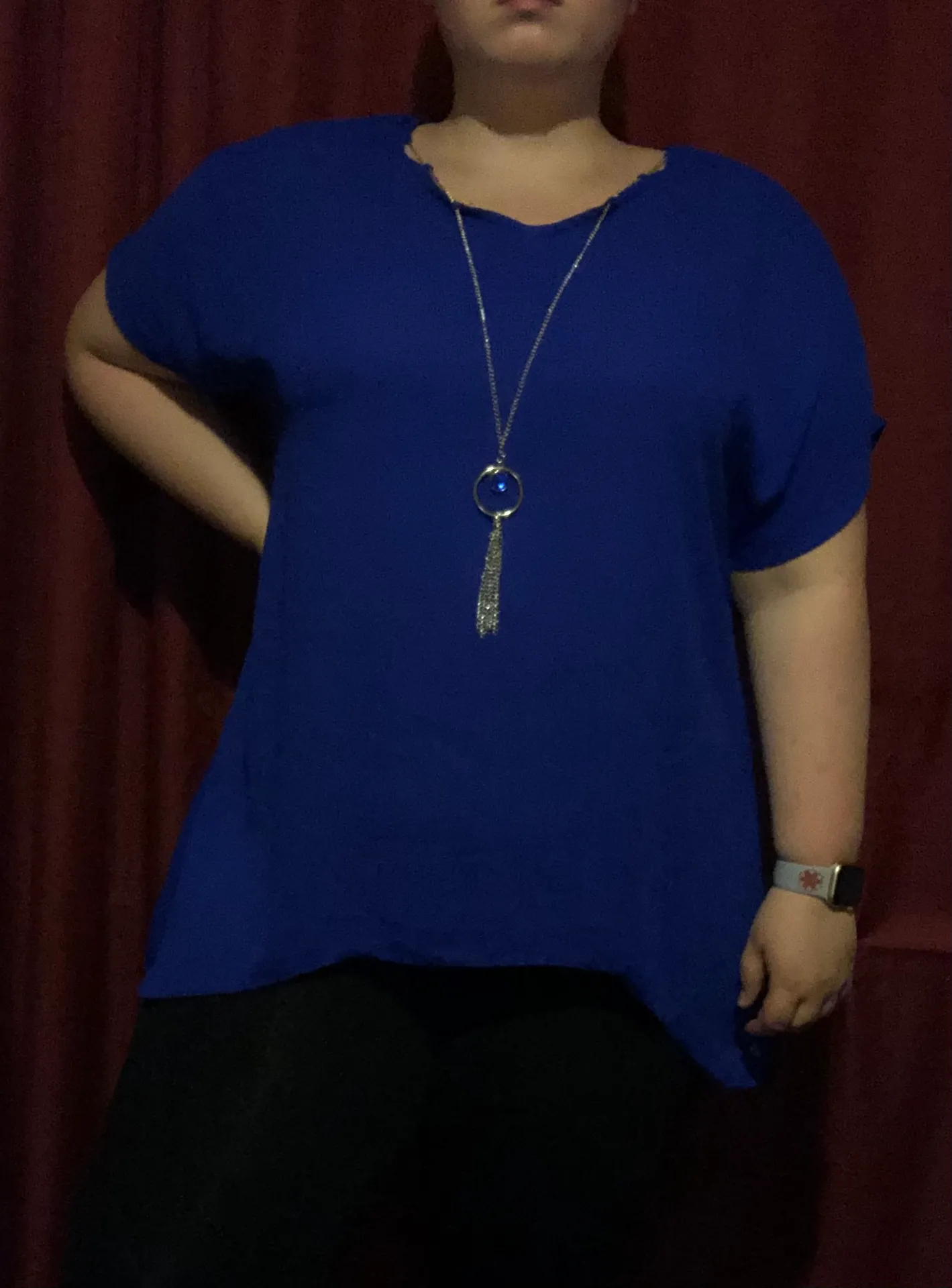 Sami & Jo Royal Blue Blouse - Image 2