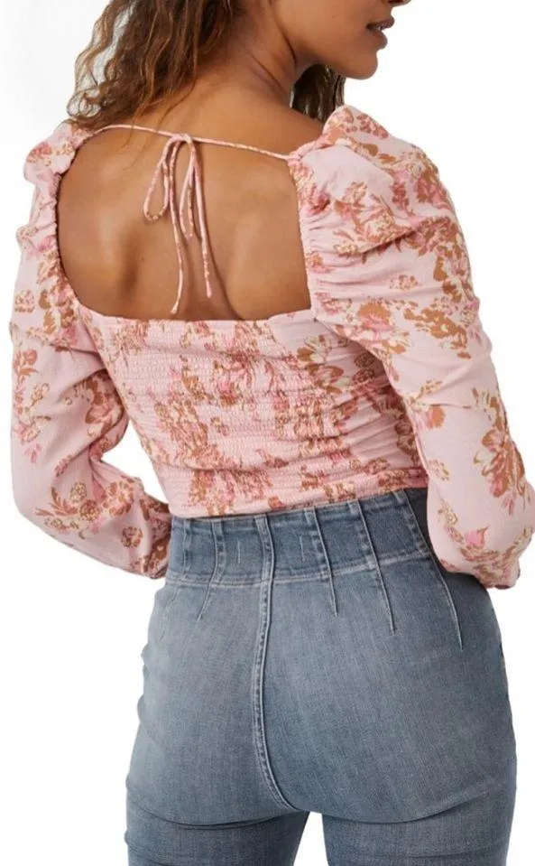 NWT  Hilary Printed Top Pink Combo Size S - Image 2