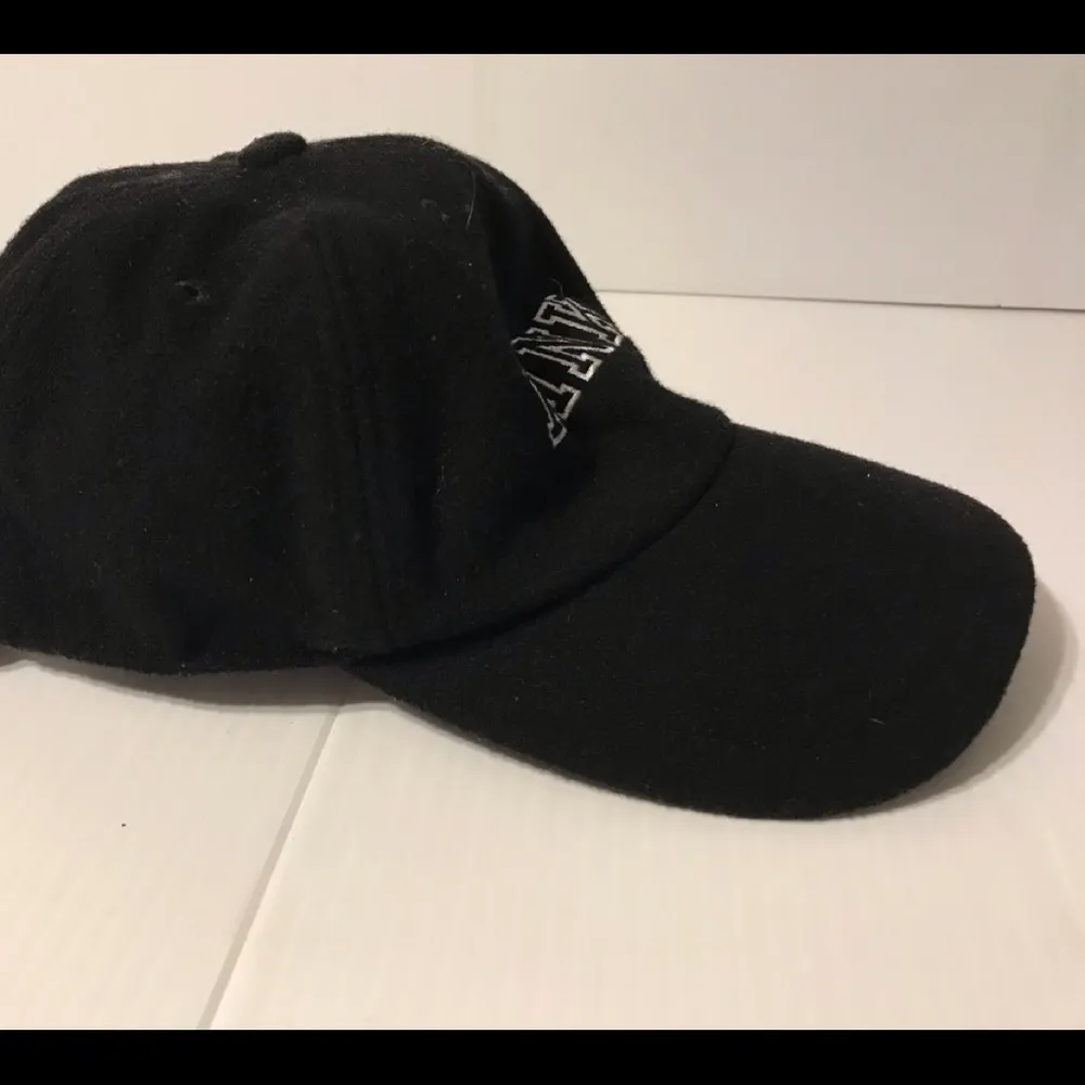PINK Victoria’s Secret wool cap black adult size one size - Image 3