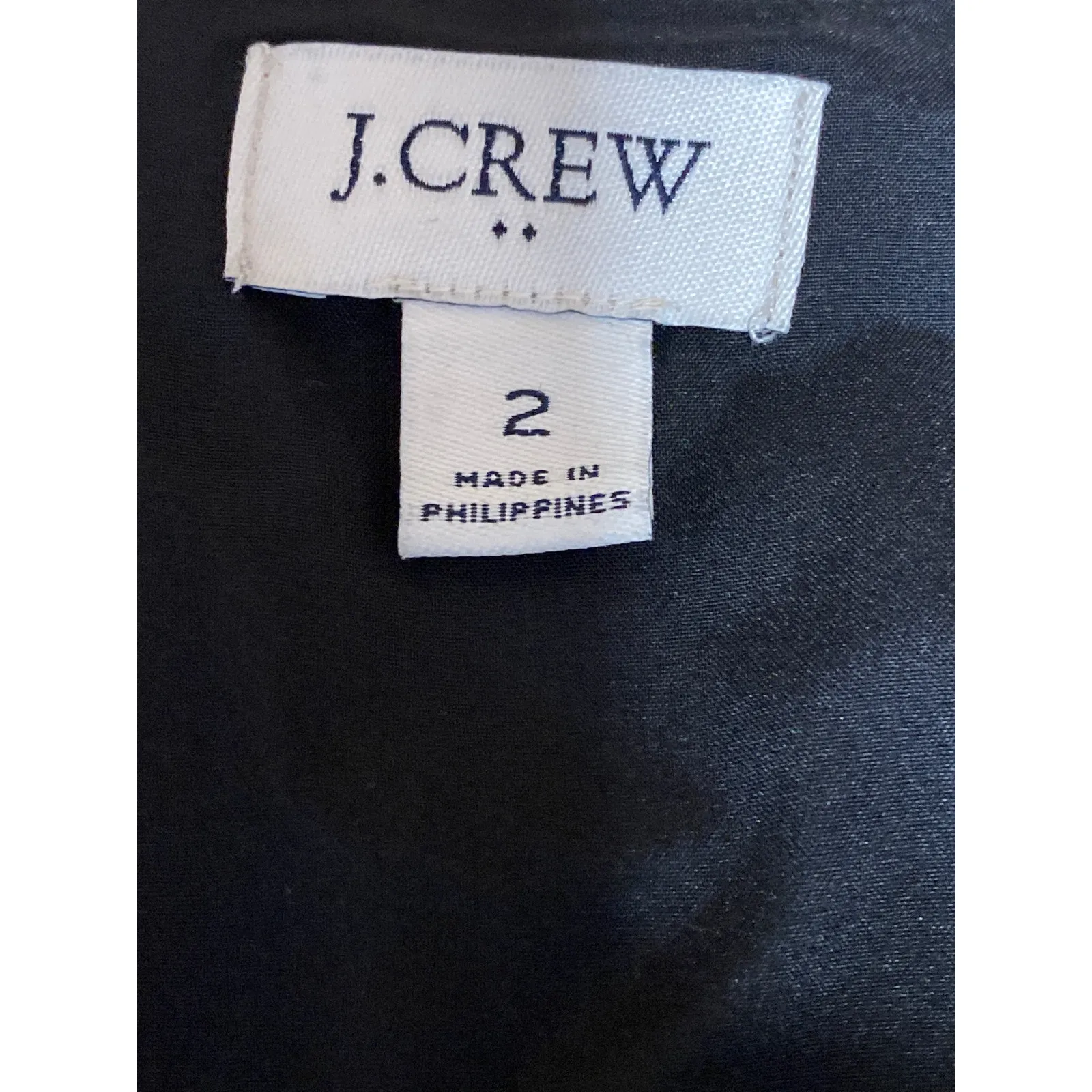 J.Crew Womens Black Square Neck Short Cap Sleeve Zipper Back Mini Sheath Dress 2 - Image 5