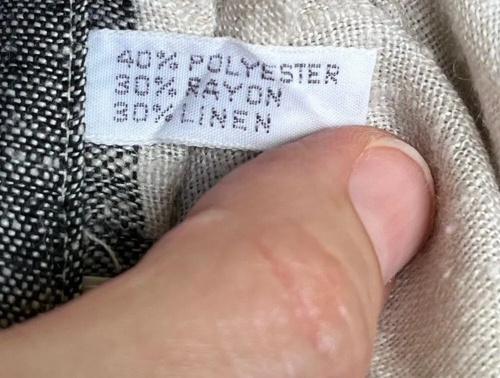 Chaus Vintage Plaid Midi Skirt Red, Black And Cream Pleated Size 28 Waist Red - Image 9