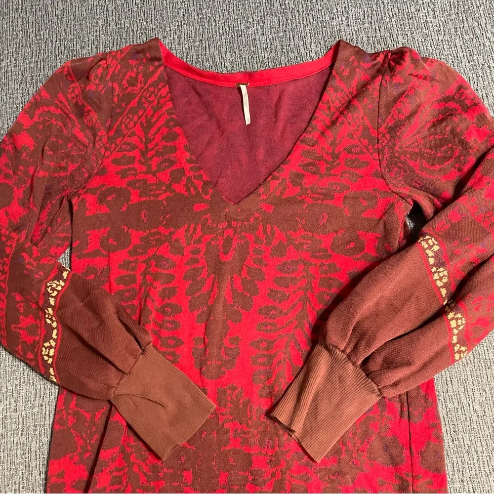 Free People Knit Long Sleeve Dress - Image 2