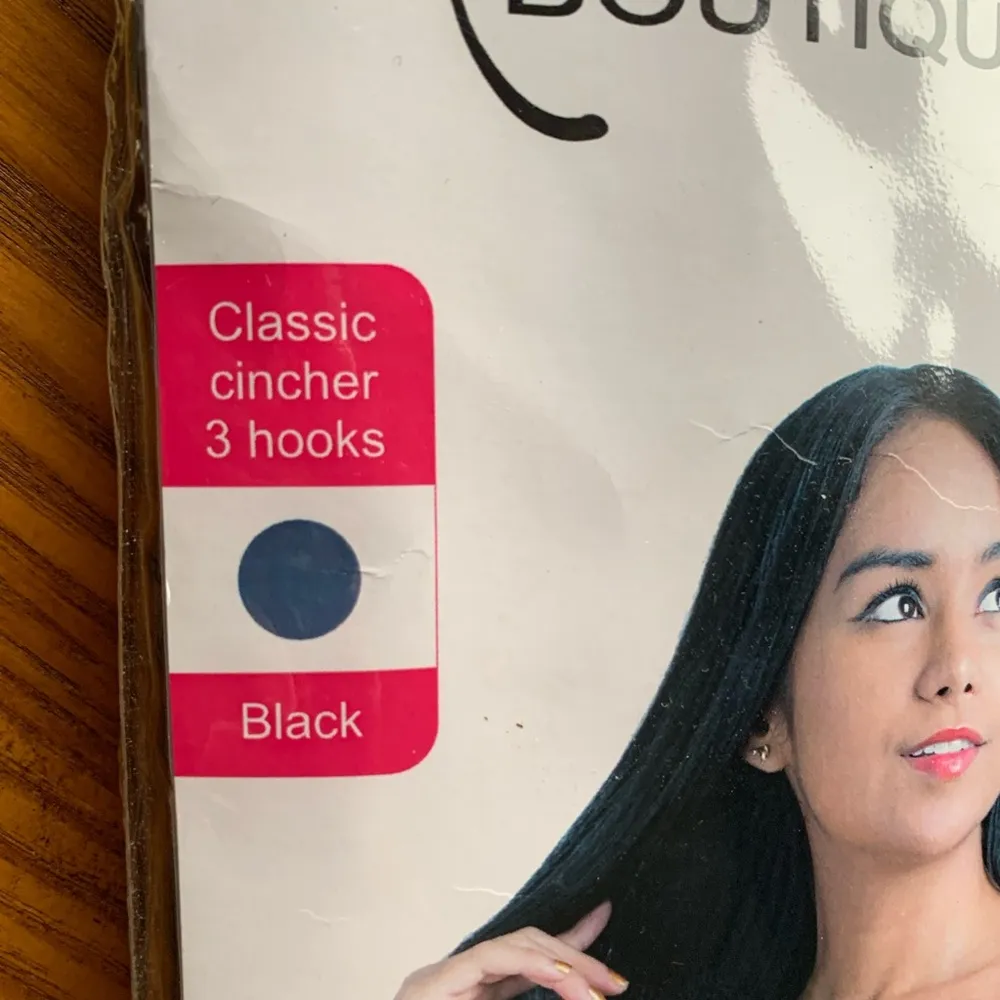 Latex Waist‎ Trainer (Corset) Black Size L - Image 3