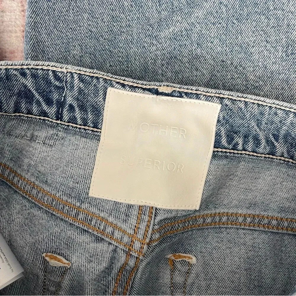 Mother Superior Denim The Swooner Rascal Ankle Signs & Symbols Jeans Blue Size 26 - Image 7