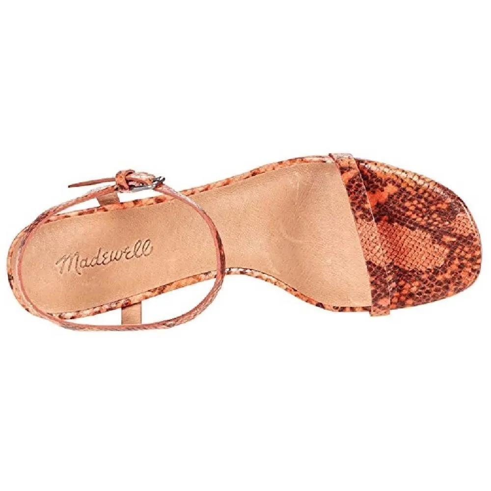 ✨ HP✨NWOT✨The Hollie Ankle-Strap Sandal in Snake Embossed Leather✨ - Image 7