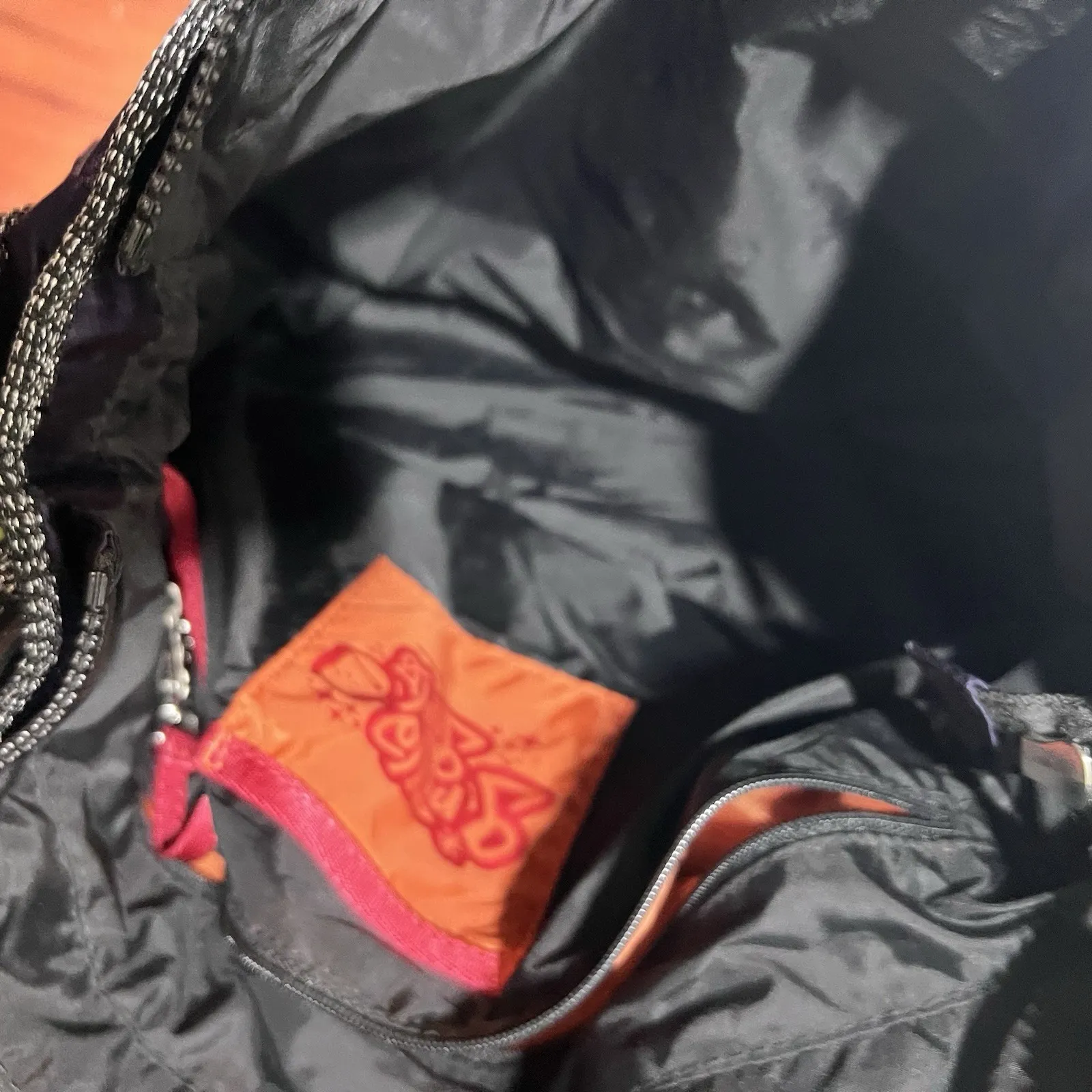 Kipling Messenger Bag Gorilla Girlz Metallic Purple RARE Satin Silver Cross Body - Image 12