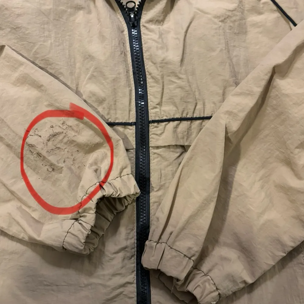 Miss Selfie lightweight hooded windbreaker Size M Gold Size M - Image 11